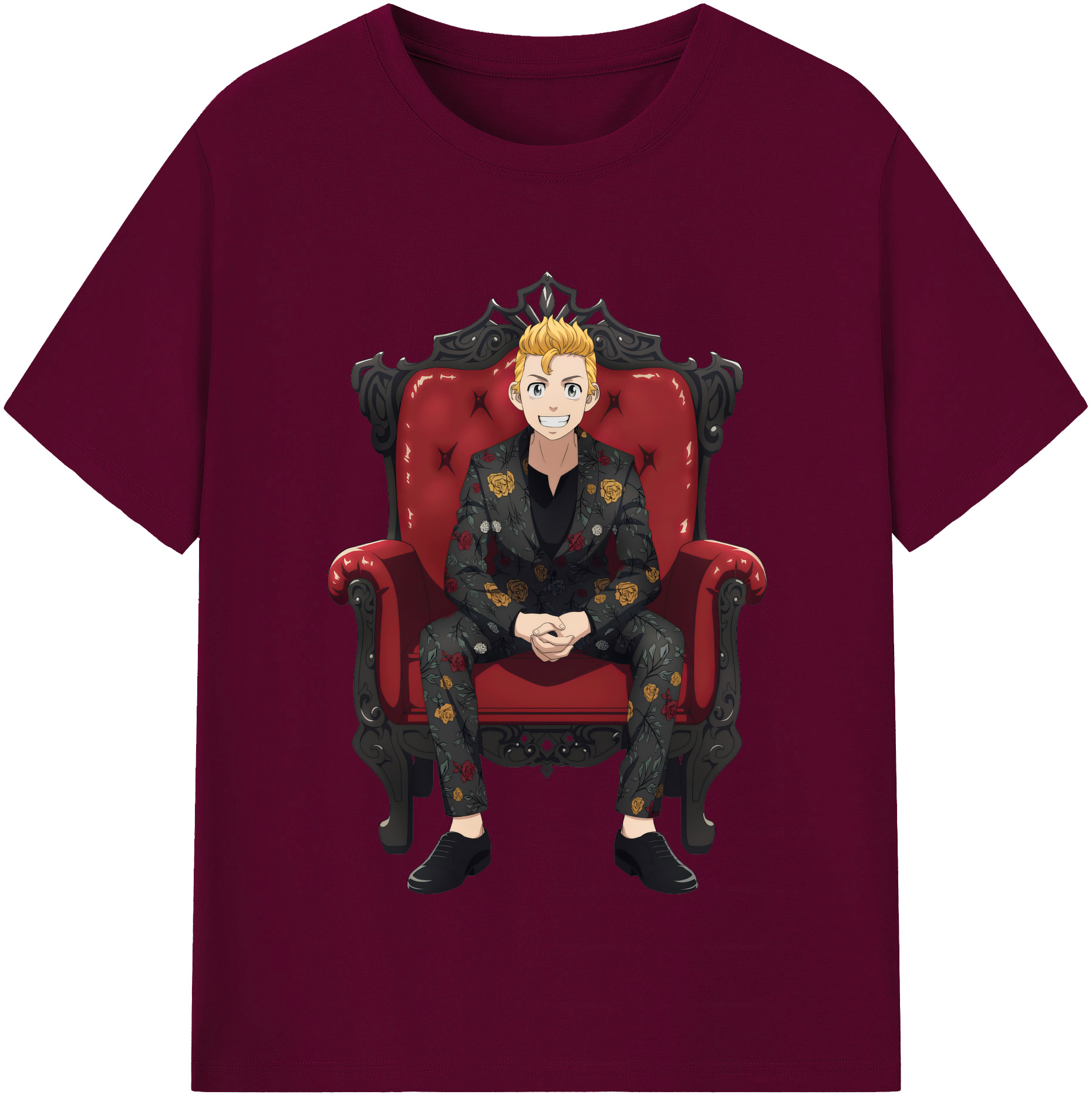 （画像用） 東京リベンジャーズ Tokyo Revengers レディースカジュアルプリントTシャツ（綿100％）